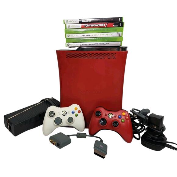 Microsoft Other - MICROSOFT Xbox 360 ELITE RESIDENT Evil 5 LIMITED EDITION CONSOLE BUNDLE GAMES